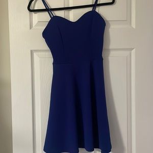 Royal blue dress